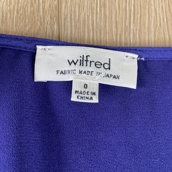 Aritiza Wilfred Colbalt Blue Dress size 0 - Picture 2 of 4